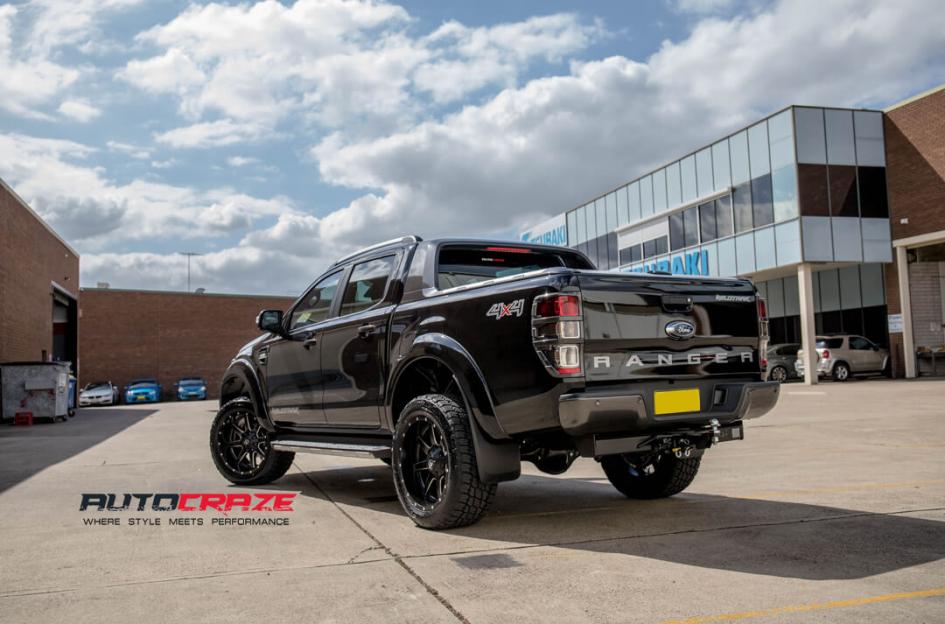 FORD RANGER MAVERICK GLOSS BLACK MILLED ACCENTS